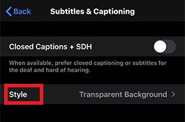 How Fix Subtitle iOS